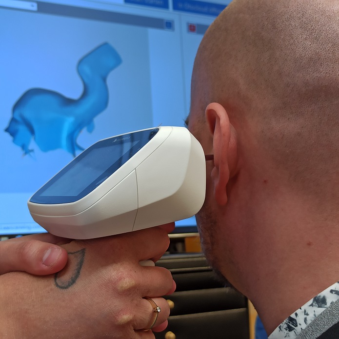 Otoscan scan vom Gehörgang